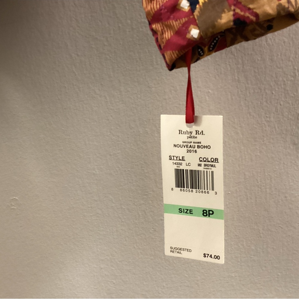 Ruby Rd. Multicolor Patterned Petite Women’s Jack… - image 4